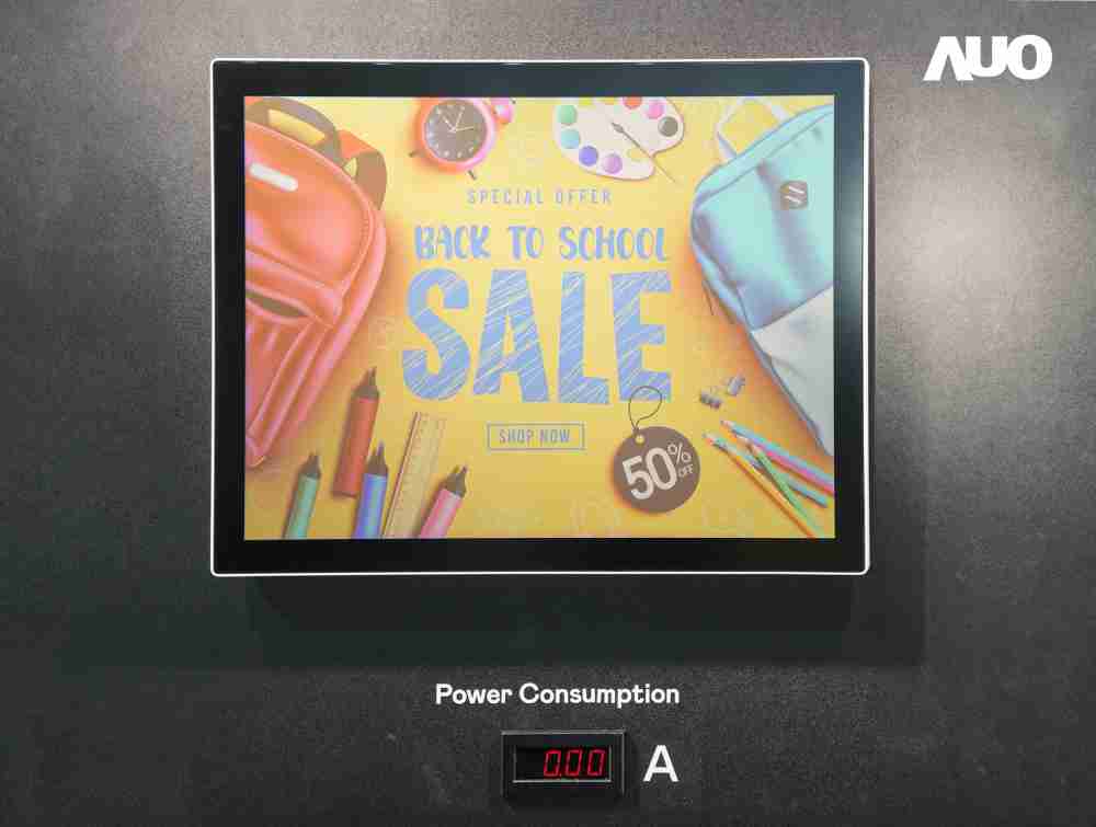 人生就是博展示胆固醇液晶超低耗能户外全彩显示器，，ChLC（胆固醇液晶）以双稳态技术使静态显示零功耗，，，具省电、、、高彩度、、、环保的特性，，还整合软硬件系统解决方案，，可透过单一云端平台管理