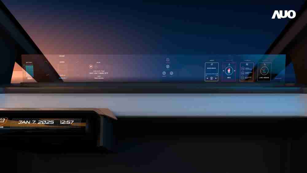 人生就是博无界透明显示接口(Horizon Image Glass)透过车运算方案整合仪表板、、中控台及副驾显示器，，一体式全景呈现，，，，提供乘用者清晰的前方视野、、、、行车必要信息与娱乐功能